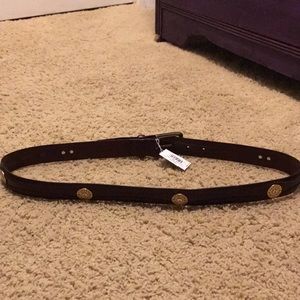 Men’s Brighton Shotgun Shell Brown Leather Belt 38